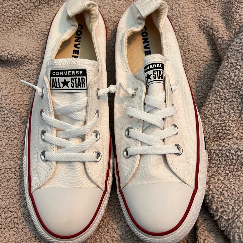 NWOT converse shoreline white size 10